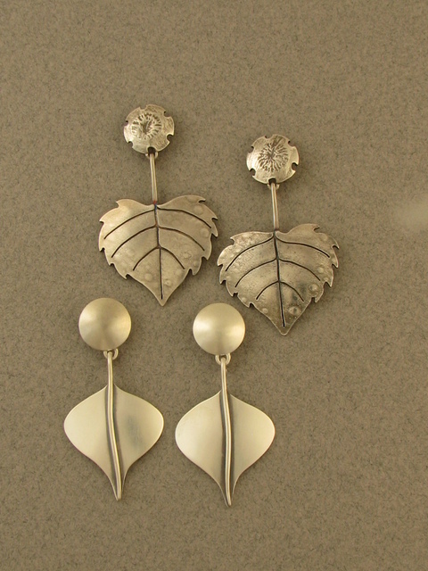 leaf_flower_earrings